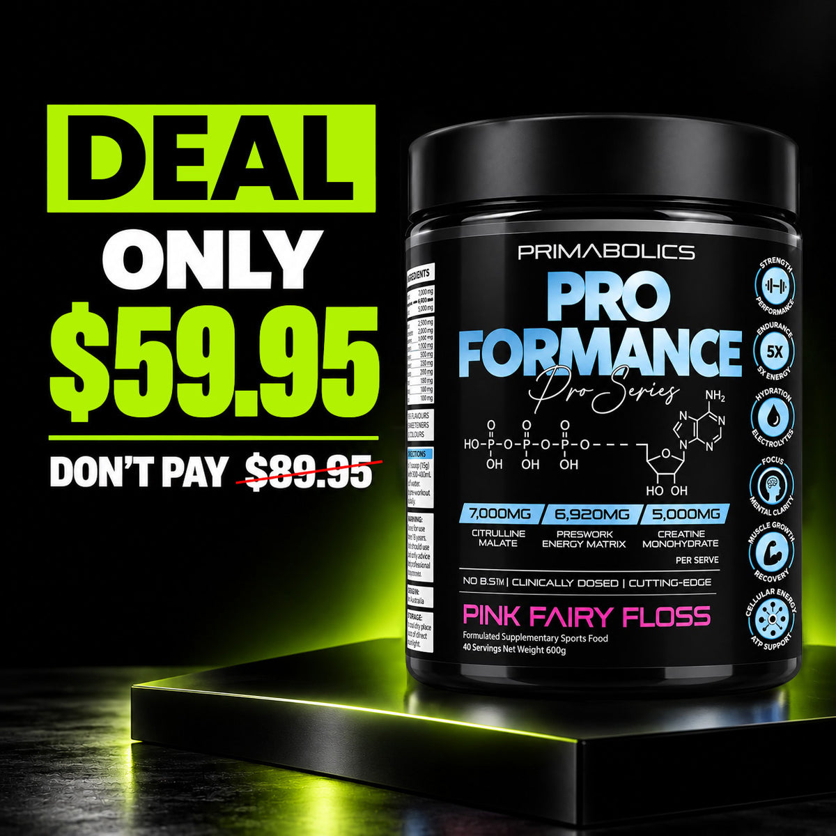 Primabolics Proformance $59.95 SAVE $30