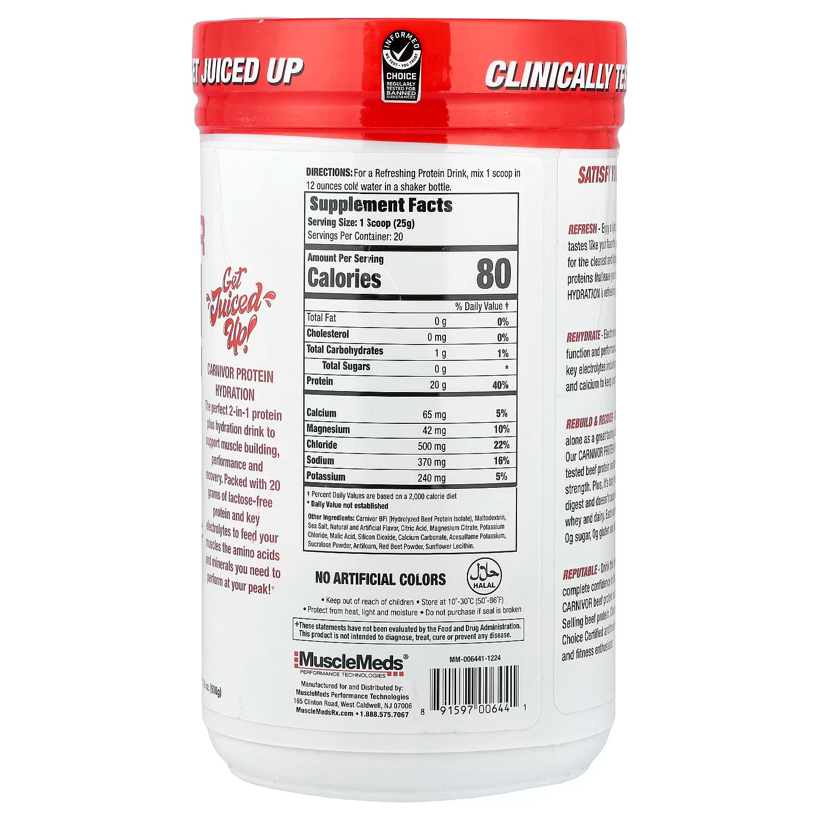 Carnivor Protein Hydration 500g