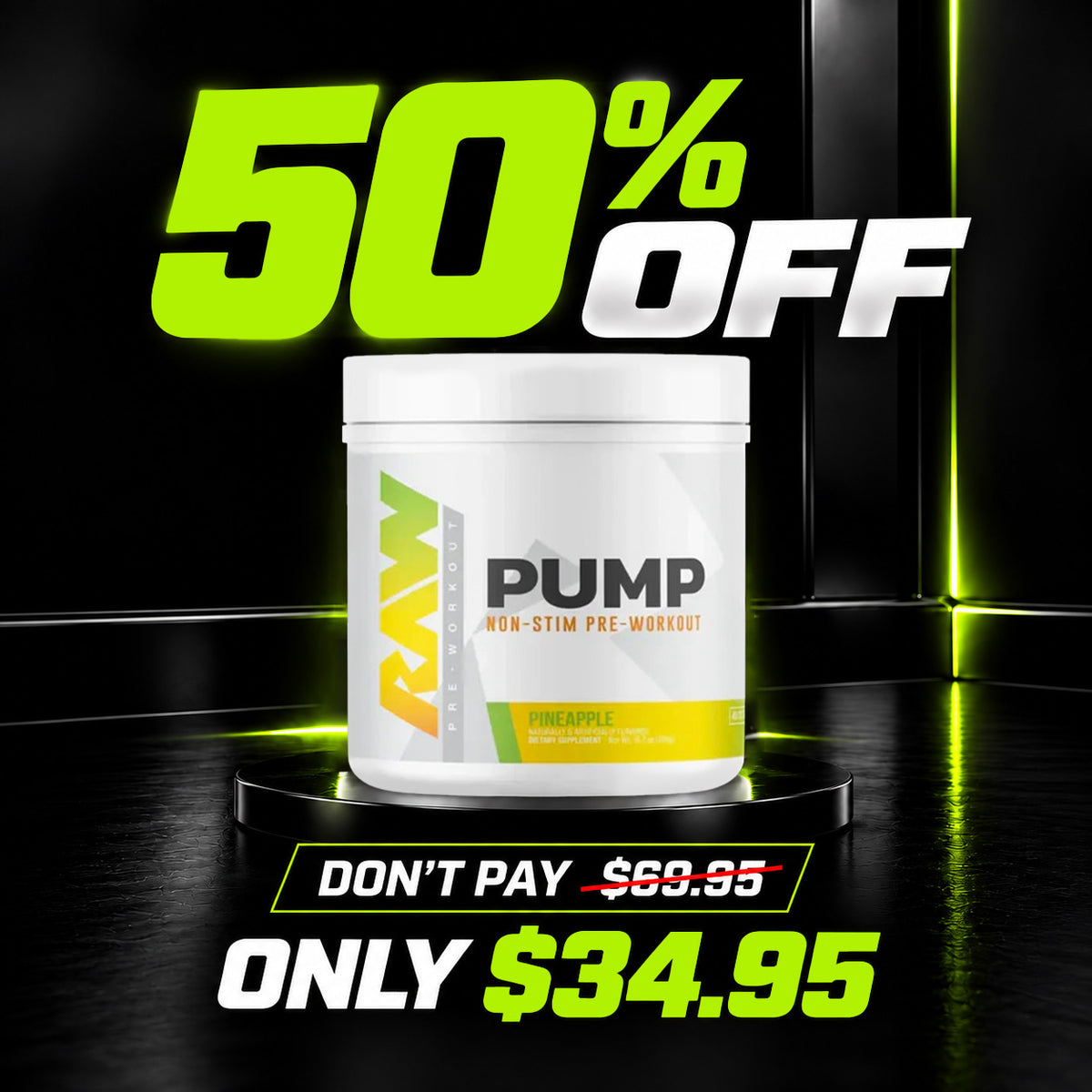 Pump (Non-Stim) by Raw Nutrition