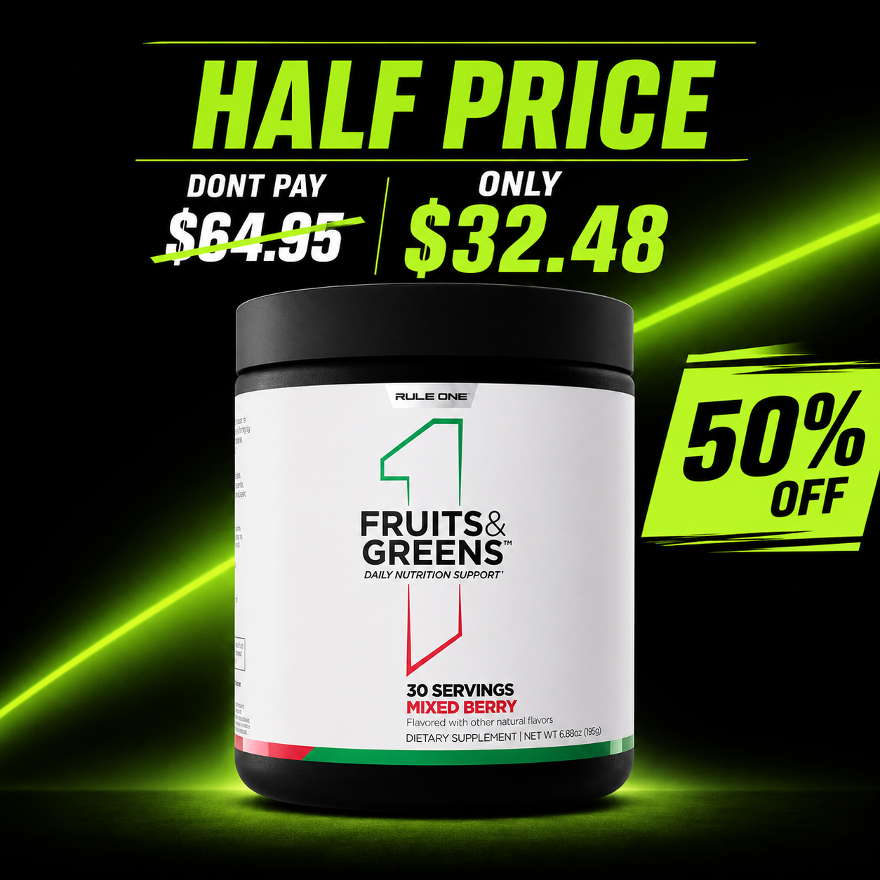 R1 FRUITS & GREENS+ ANTIOXIDANTS 30S