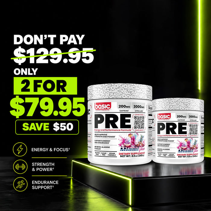 Basic PRE – Twin Pack Deal  2 for only $79.95 – Save $50