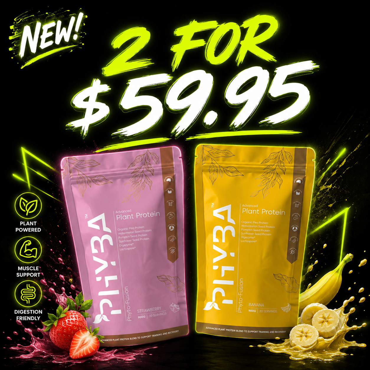 Plant Protein by Phyba 15S (2 for $59.95)