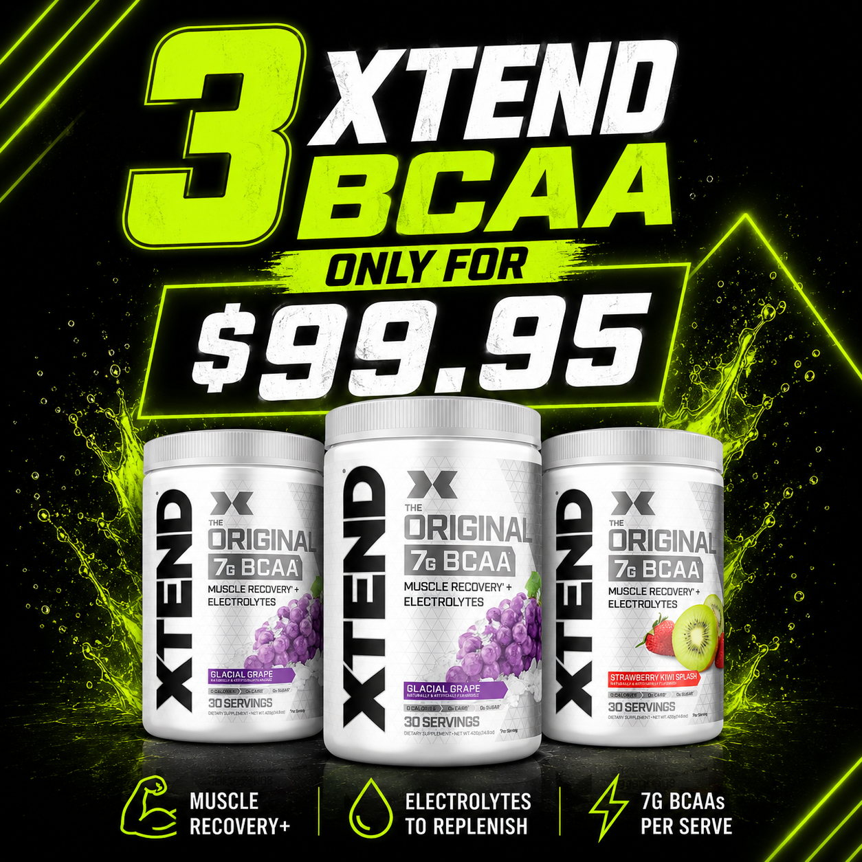 XTEND BCAA (3 FOR ($99.95)