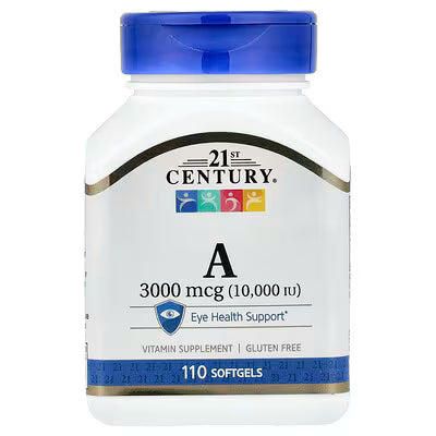 21st Century Vitamin A 3000 mcg 110 softgels