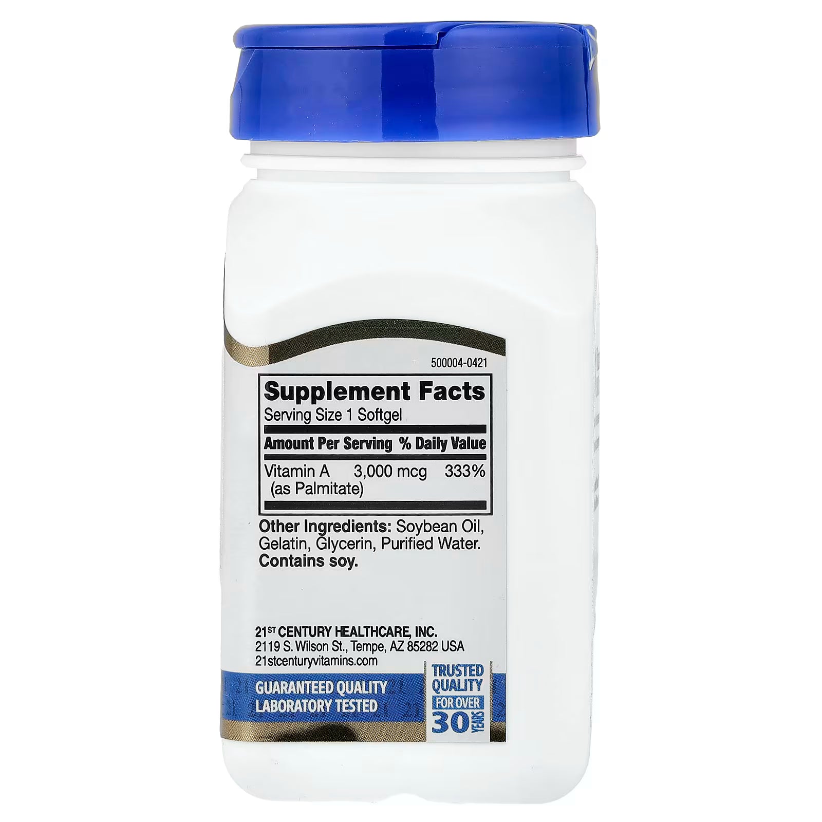 21st Century Vitamin A 3000 mcg 110 softgels