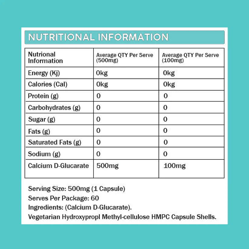 PRIMABOLICS Calcium D-Glucarate