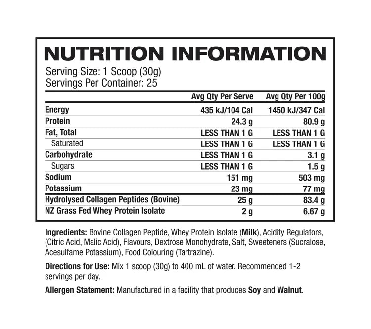 PROTEIN WATER