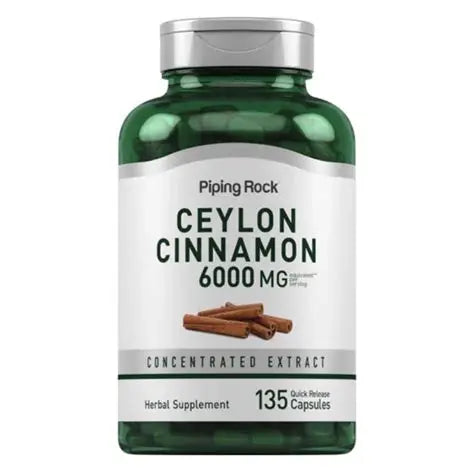 Piping Rock Berberine Ceylon Cinnamon Complex 2000mg 120 Vegan Capsules
