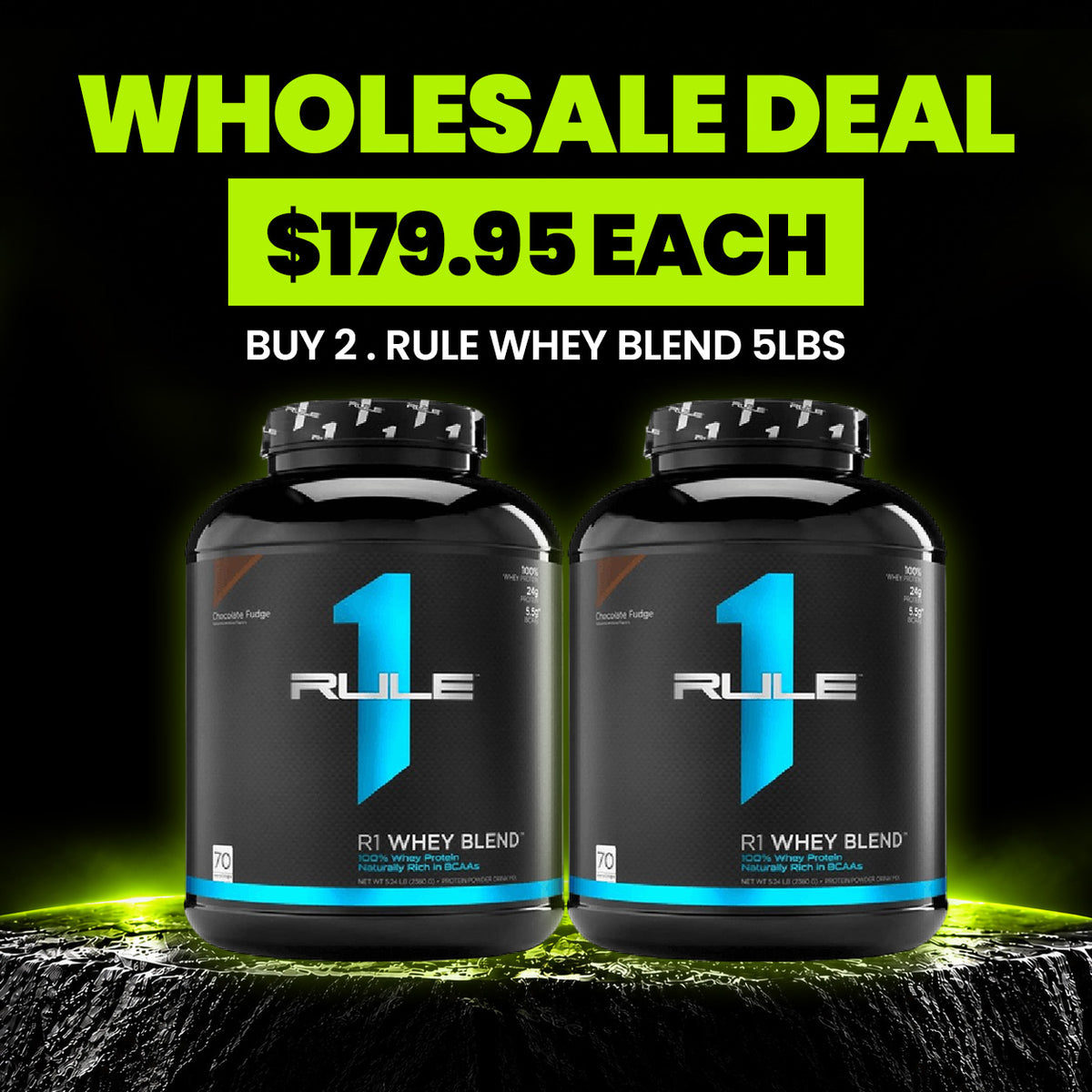 R1 Whey Blend 5 lbs WHOLESALE DEAL – Buy 2 for $179.95 Each