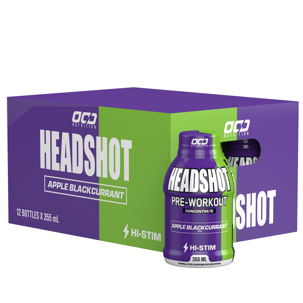 HEADSHOT HI-STIM PRE-WORKOUT RTD 355ML