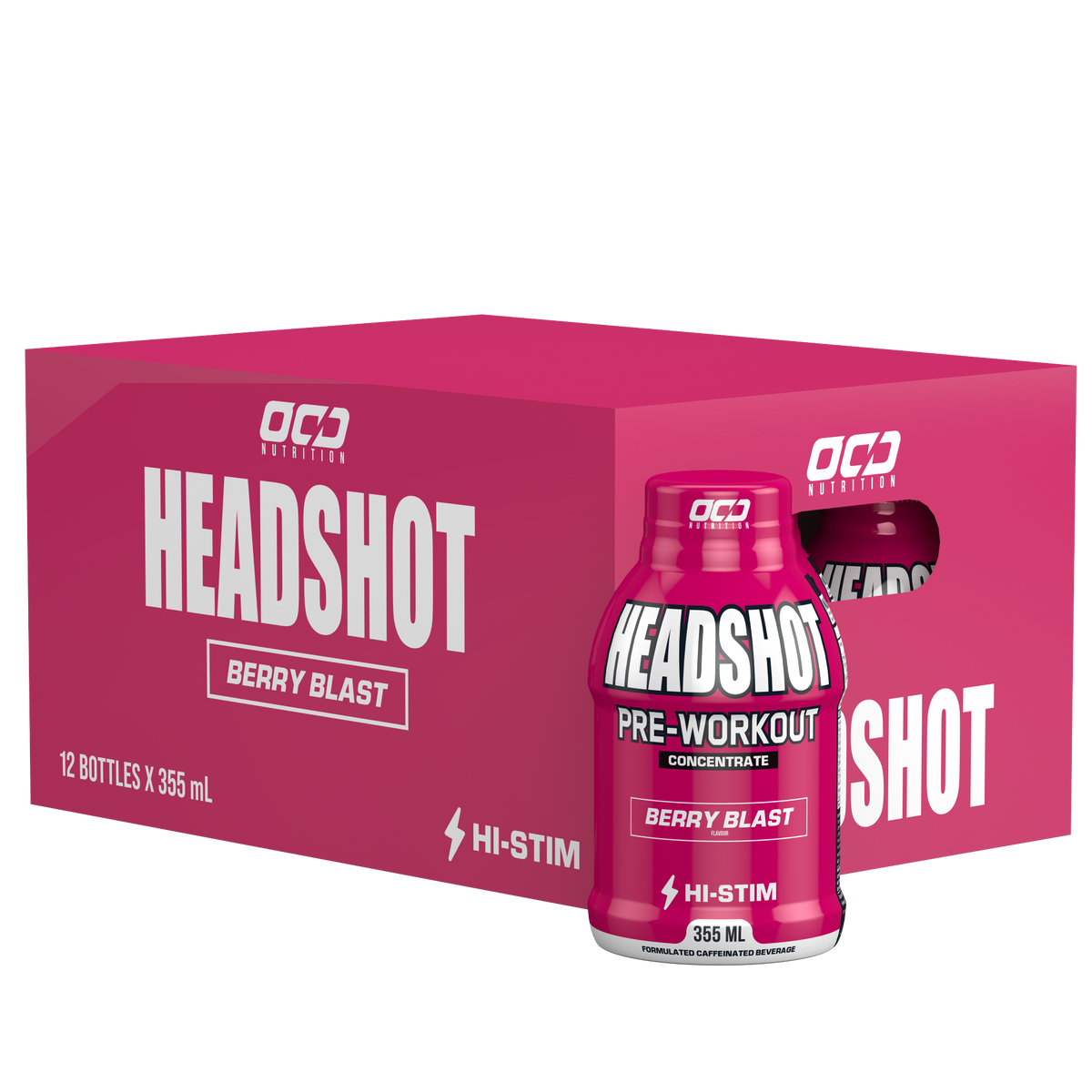 HEADSHOT HI-STIM PRE-WORKOUT RTD 355ML