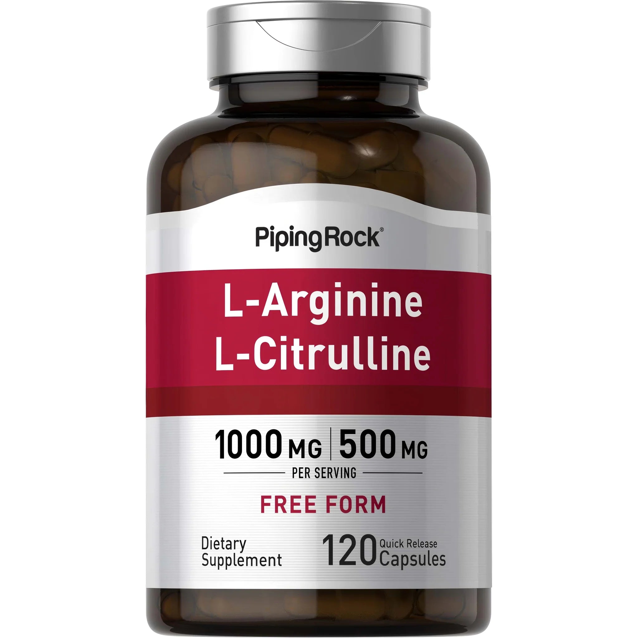 L-Arginine 1000 mg & Citrulline 500 mg, 1000/500 mg,